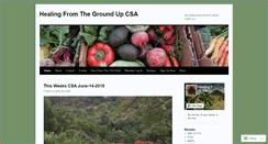 Desktop Screenshot of healingfromthegroundup.org