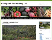 Tablet Screenshot of healingfromthegroundup.org